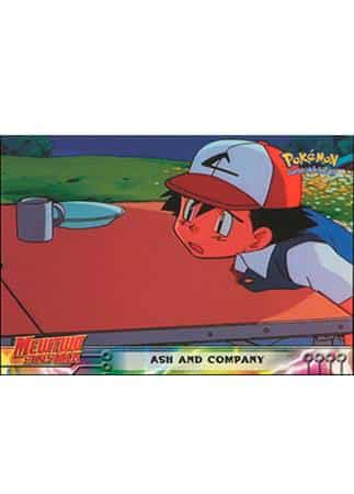 Pokemon topps mewtwo strikes back ash and company