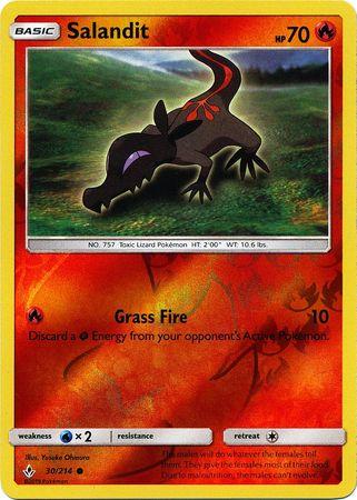 Salandit - 30/214 - Common Reverse Holo