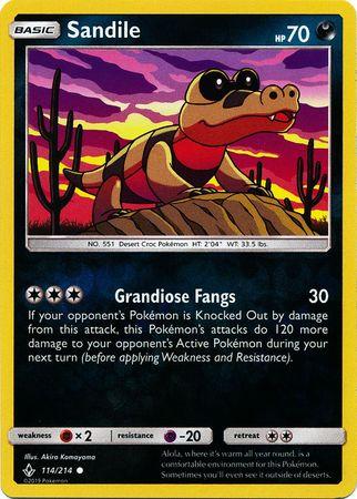 Sandile - 114/214 - Common Reverse Holo