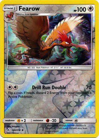 Fearow – 146/214 – Uncommon Reverse Holo