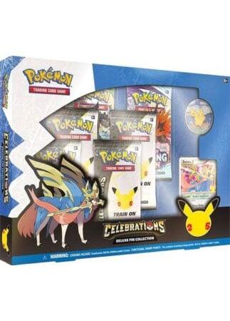 [ING] Celebrations Zacian Lv. X Deluxe Pin Collection Box