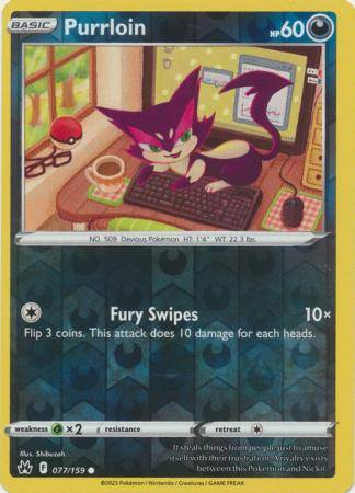 Purrloin – 077/159 – Common Reverse Holo