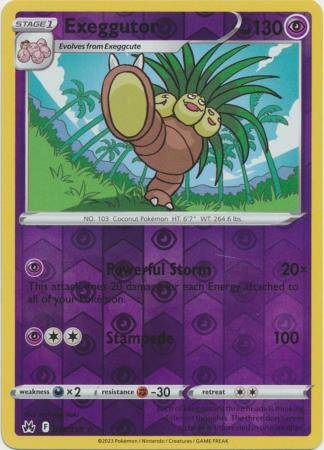 Exeggutor – 058/159 – Rare Reverse Holo