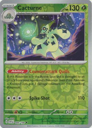 Cacturne – 006/198 – Uncommon Reverse Holo