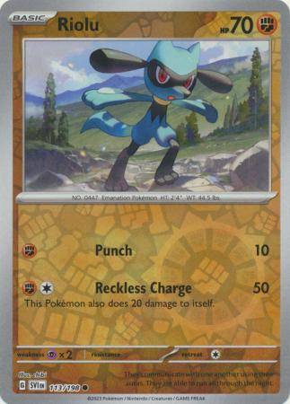 Riolu - 113/198 - Common Reverse Holo