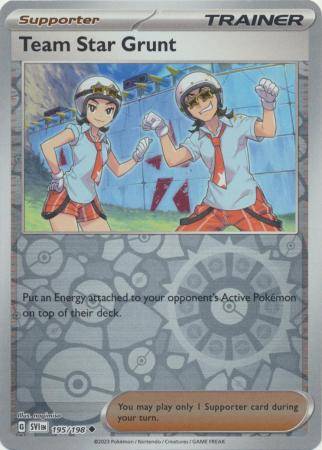 Team Star Grunt - 195/198 - Uncommon Reverse Holo