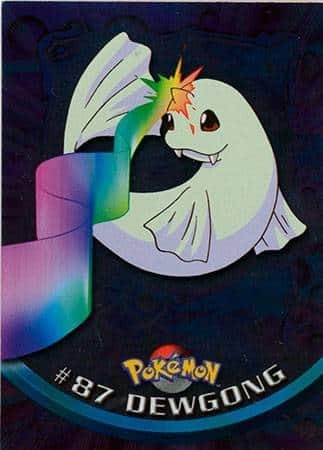Pokemon Topps 87 dewgong holo foil