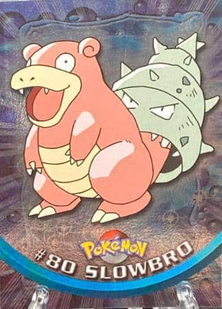 Pokemon Topps 80 slowbro holo foil