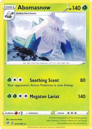 Abomasnow - 13/192 - Rare