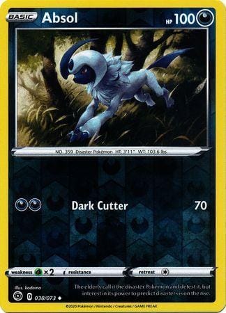 Absol – 038/073 – Uncommon Reverse Holo