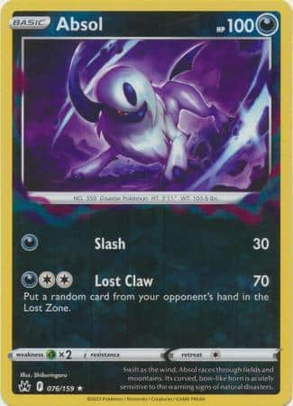 Absol – 076/159 – Holo Rare Reverse Holo