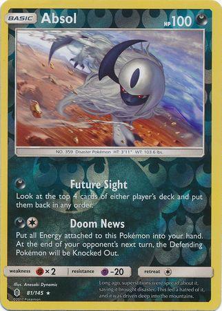 Absol – 81/145 – Holo Rare Reverse Holo