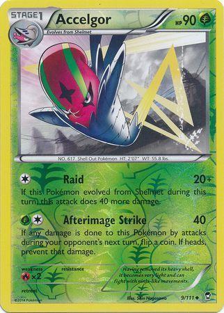 Accelgor – 9/111 – Uncommon Reverse Holo