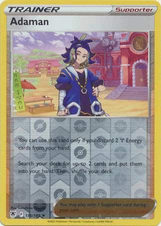 135/189 ADAMAN RARE Holo Astral Radiance Pokémon TCG Card Sword Shield