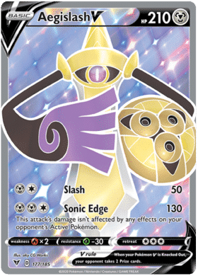 Aegislash V – 177/185 – Full Art Ultra Rare