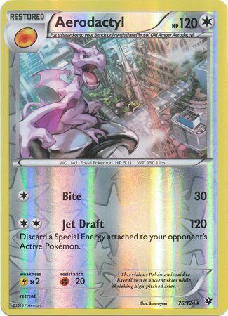 Aerodactyl – 76/124 – Rare Reverse Holo