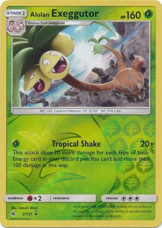 Alolan Exeggutor – 2/131 – Rare Reverse Holo