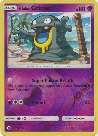 Alolan Grimer – 57/149 – Common Reverse Holo