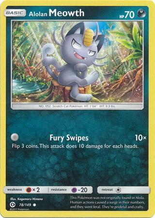 Alolan Meowth – 78/149 – Common