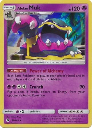 Alolan Muk – 58/149 – Holo Rare