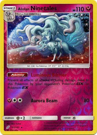 Alolan Ninetales – 111/181 – Holo Rare Reverse Holo