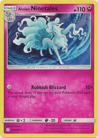Alolan Ninetales – 145/236 – Holo Rare