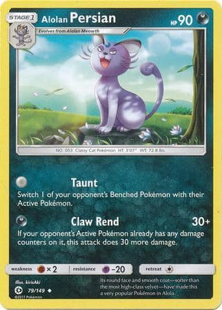 Alolan Persian – 79/149 – Uncommon