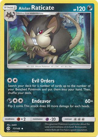 Alolan Raticate – 77/149 – Uncommon