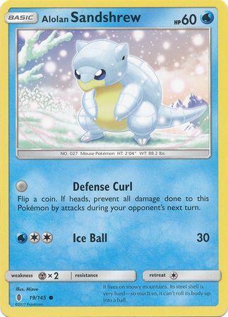 Alolan Sandshrew – 19/145 – Common