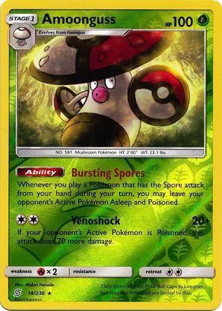 Amoonguss – 14/236 – Rare Reverse Holo