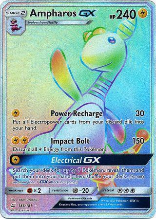 Ampharos GX – 185/181 – Hyper Rare