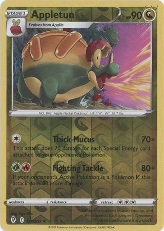 Appletun – 121/203 – Rare Reverse Holo