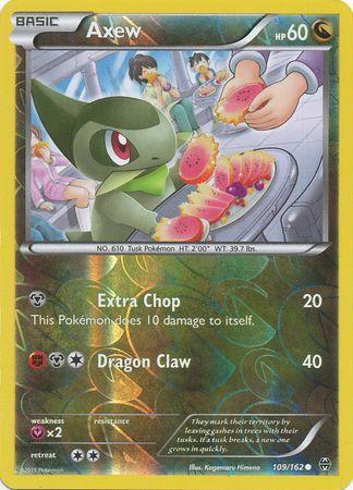 Axew – 109/162 – Common Reverse Holo