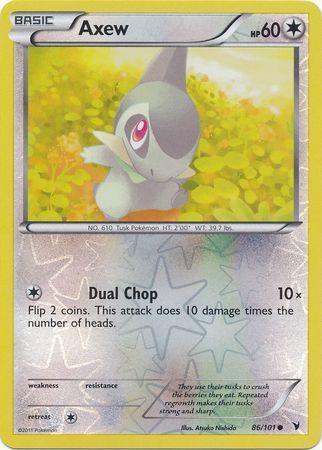 Axew – 86/101 – Common Reverse Holo