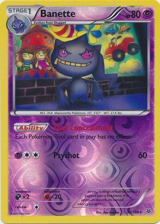 Banette – 31/108 – Rare Reverse Holo
