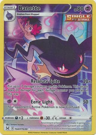 Banette – TG07/TG30 – Holo Rare