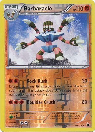 Barbaracle – 49/106 – Rare Reverse Holo