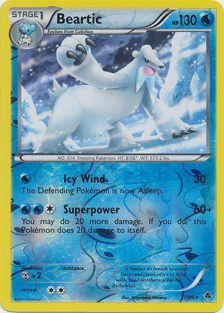 Beartic – 31/98 – Rare Reverse Holo