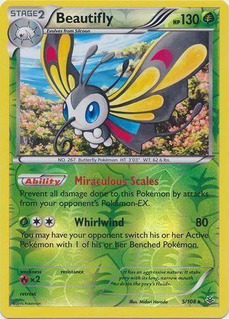 Beautifly – 5/108 – Holo Rare Reverse Holo