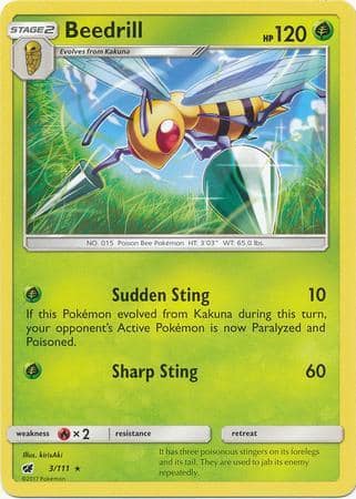 Beedrill – 3/111 – Rare