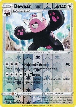 Bewear – 150/192 – Uncommon Reverse Holo