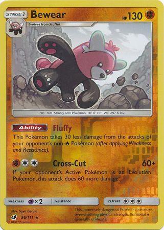 Bewear – 56/111 – Holo Rare Reverse Holo