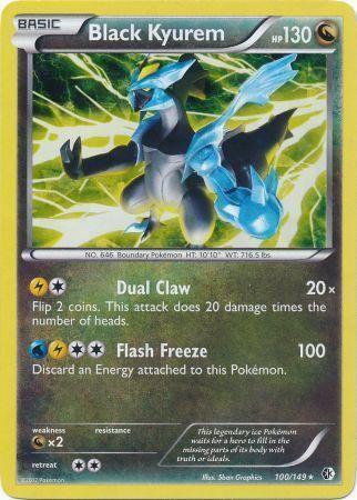 Black Kyurem – 100/149 – Shattered Holo Rare