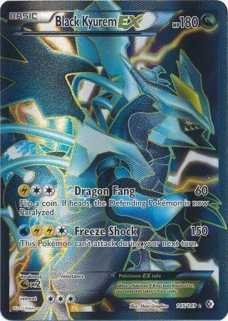 Black Kyurem EX – 145/149 – Full Art Ultra Rare