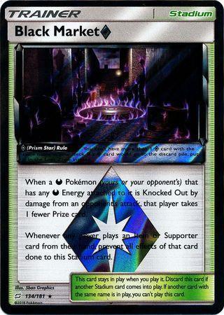 Black Market Prism Star – 134/181 – Holo Rare