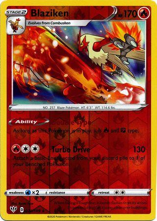 Blaziken – 024/189 – Holo Rare Reverse Holo
