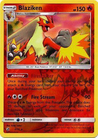 Blaziken – 6/70 – Holo Rare Reverse Holo