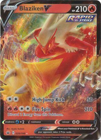 Blaziken V – 20/198 – Ultra Rare