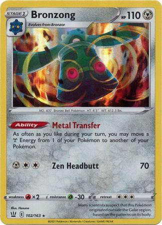 Bronzong – 102/163 – Holo Rare