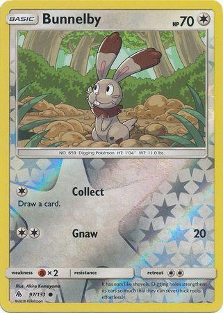 Bunnelby – 97/131 – Common Reverse Holo
